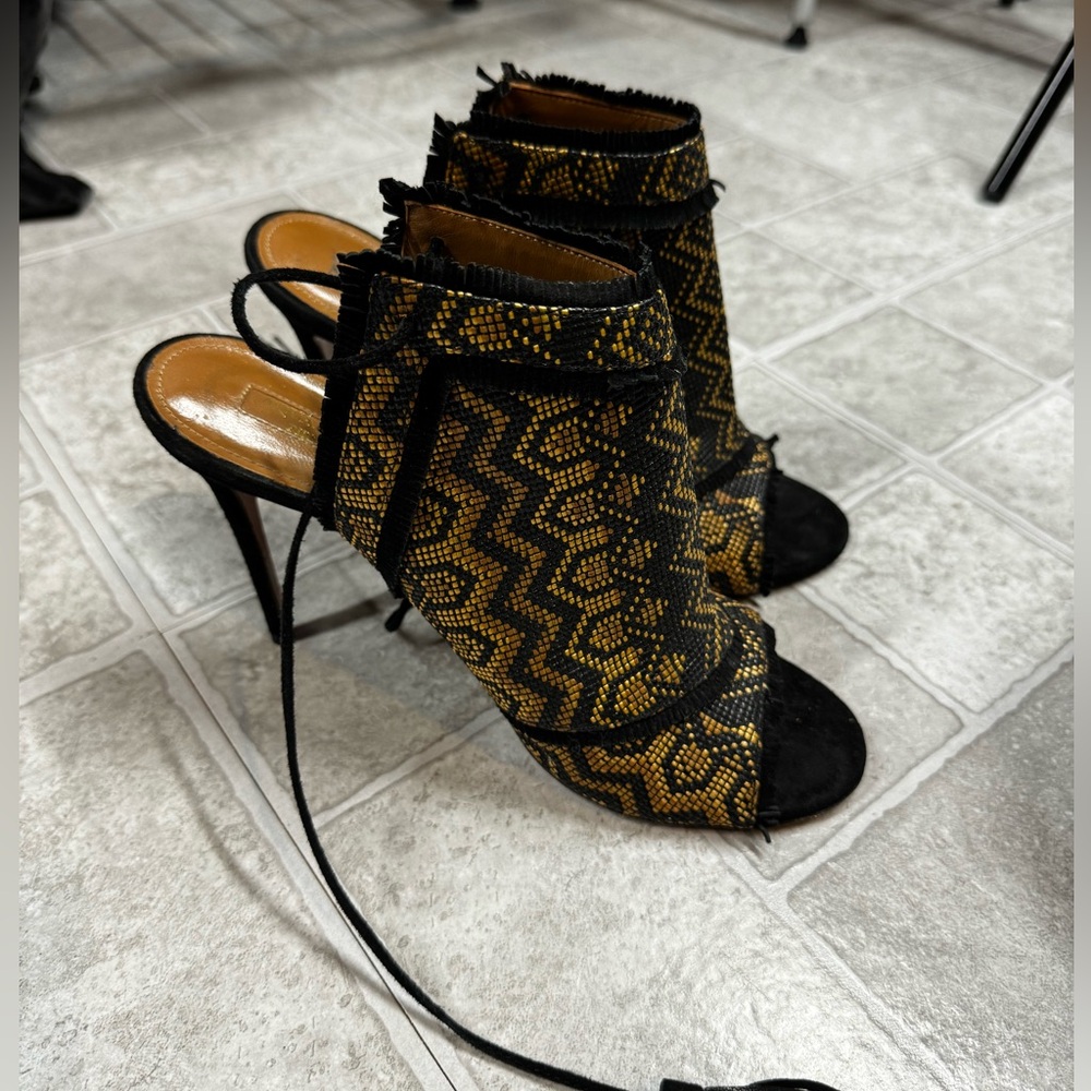 Unique Aquazzura Beaded Heels